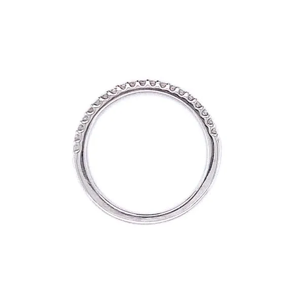 Romance Round Halo Wedding Set in 14kw Image 2 Bryan Jewelry Prattville, AL