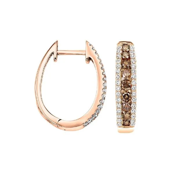 Brown Diamond Hoops Bryan Jewelry Prattville, AL