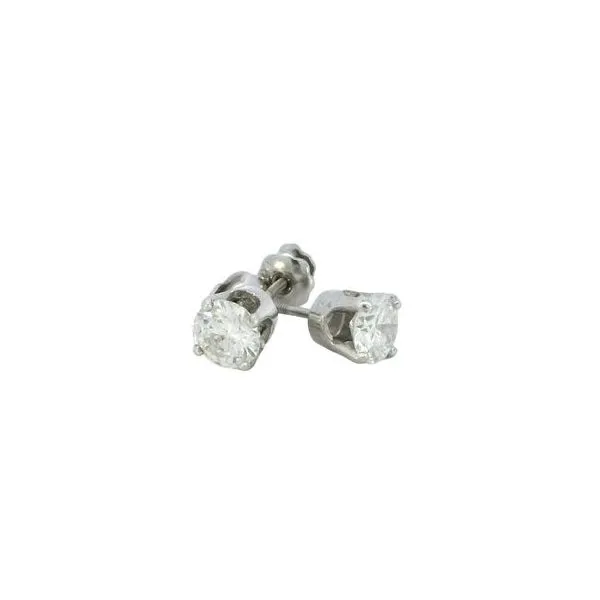 Ladies .9500 Ctw Diamond Earrings / 14 Kt W Bryan Jewelry Prattville, AL