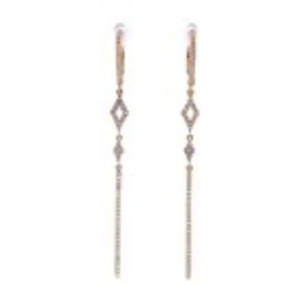 Delight Me Diamond Dangles Image 2 Bryan Jewelry Prattville, AL