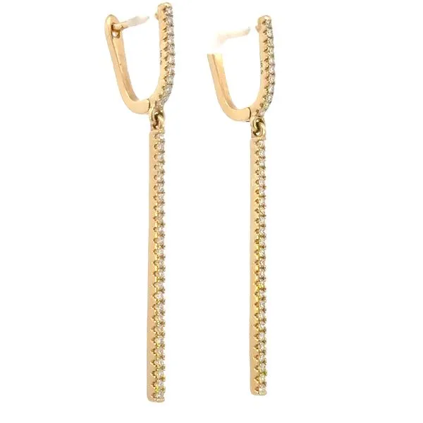 Striking Diamond Dangles Image 2 Bryan Jewelry Prattville, AL