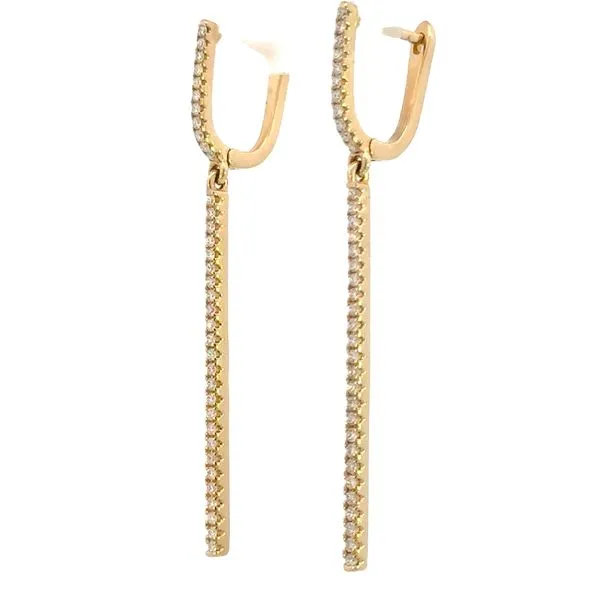 Striking Diamond Dangles Image 3 Bryan Jewelry Prattville, AL