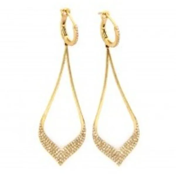 Diamond Diva Dangles in 14ky Bryan Jewelry Prattville, AL
