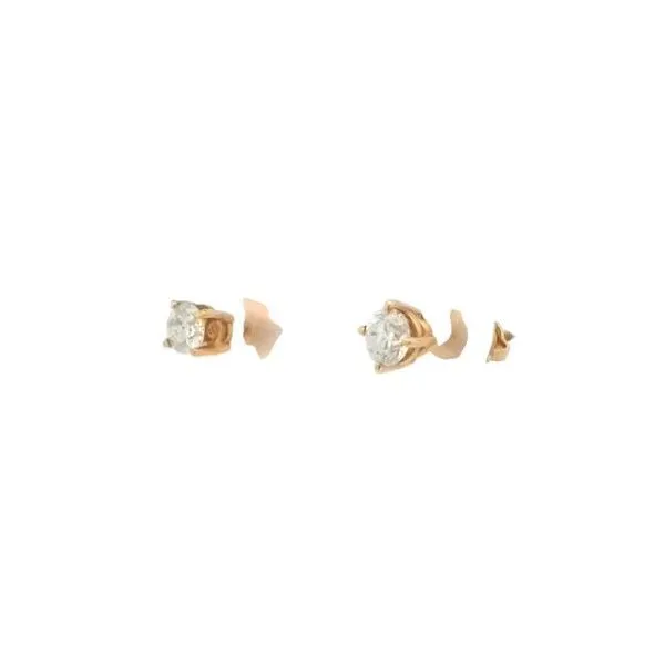 Ladies .3300 Ctw Diamond Earrings / 14 Kt Y Image 3 Bryan Jewelry Prattville, AL