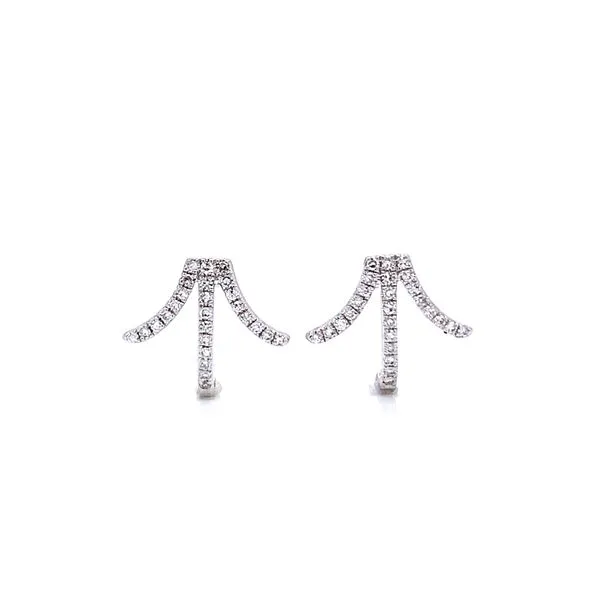 Open Arms Diamond Hoops Bryan Jewelry Prattville, AL