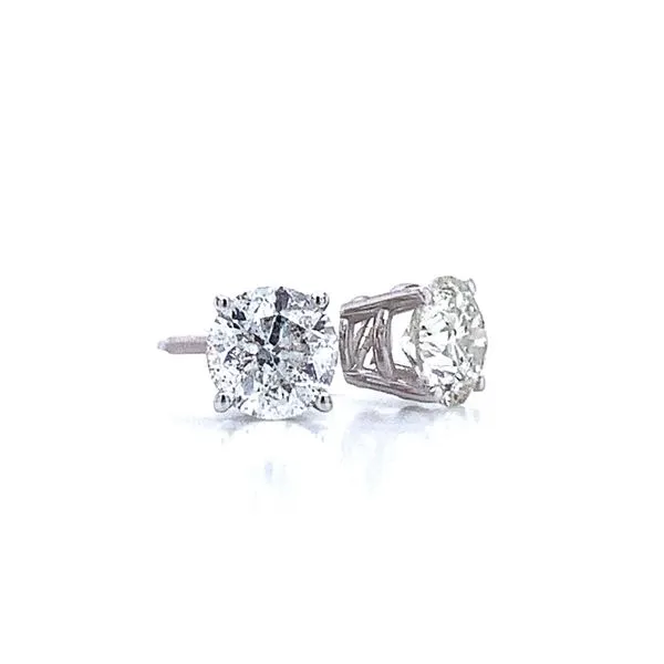 Ladies 1.0000 Ctw Diamond Earrings / 14 Kt W Image 2 Bryan Jewelry Prattville, AL
