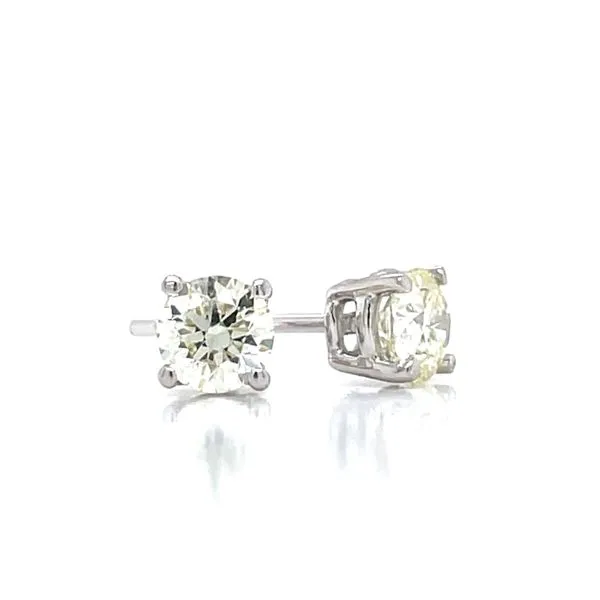 5/8ctw Diamond Studs-14kw Image 4 Bryan Jewelry Prattville, AL