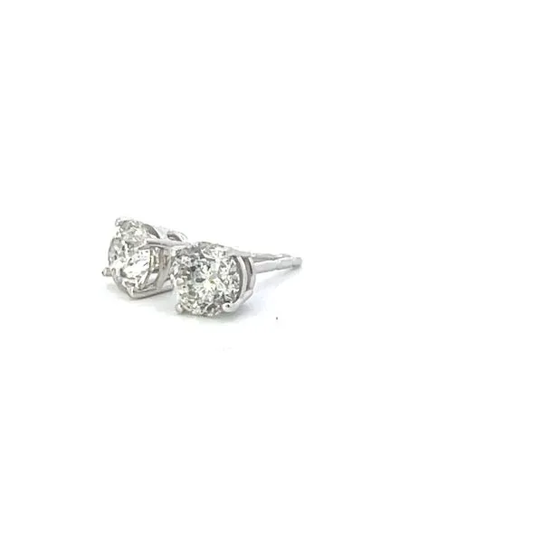 1ctw Diamond Studs in 14kw Image 2 Bryan Jewelry Prattville, AL