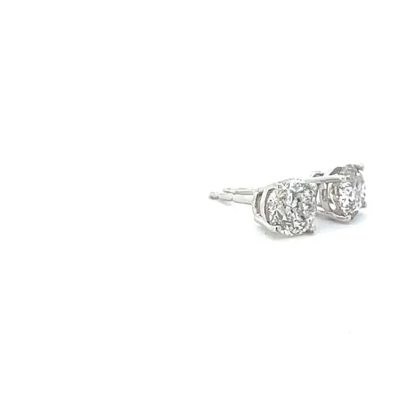 1ctw Diamond Studs in 14kw Image 3 Bryan Jewelry Prattville, AL