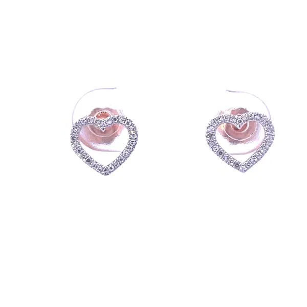 Diamond Heart Earrings Bryan Jewelry Prattville, AL
