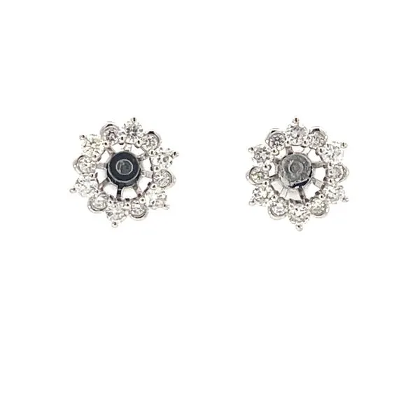 Earring jackets in 14kw Bryan Jewelry Prattville, AL