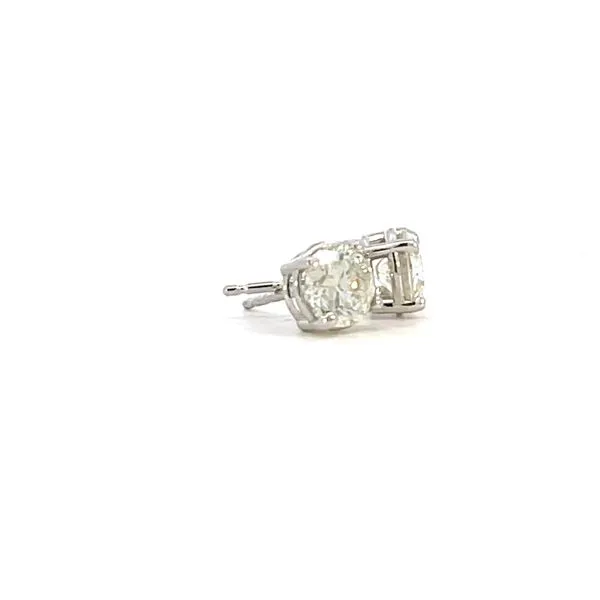14kw 1ctw diamond studs in four (4) prong basket settings Image 2 Bryan Jewelry Prattville, AL
