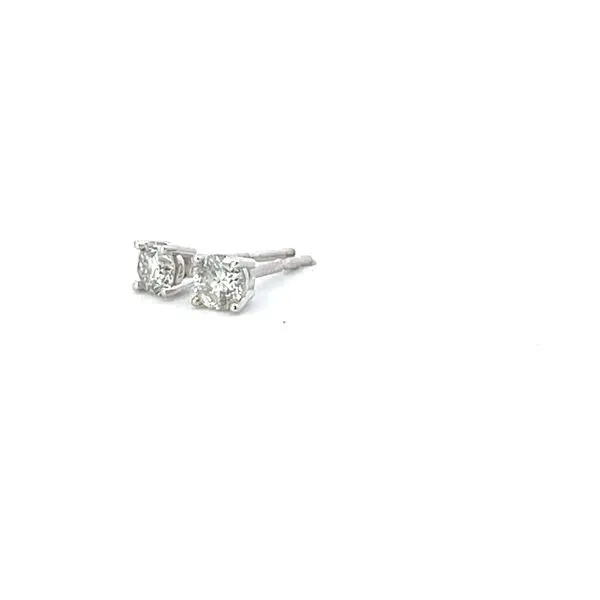 1/3ctw diamond studs-14kw-friction backs Image 2 Bryan Jewelry Prattville, AL