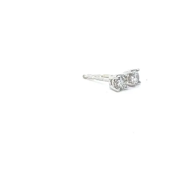 1/3ctw diamond studs-14kw-friction backs Image 3 Bryan Jewelry Prattville, AL