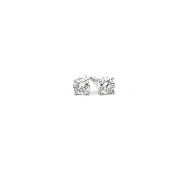 1/3ctw diamond studs-14kw-friction backs Image 4 Bryan Jewelry Prattville, AL