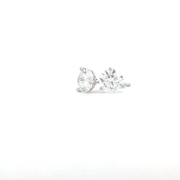 Martini 14kw diamond stud earrings-1 1/5ctw Image 2 Bryan Jewelry Prattville, AL
