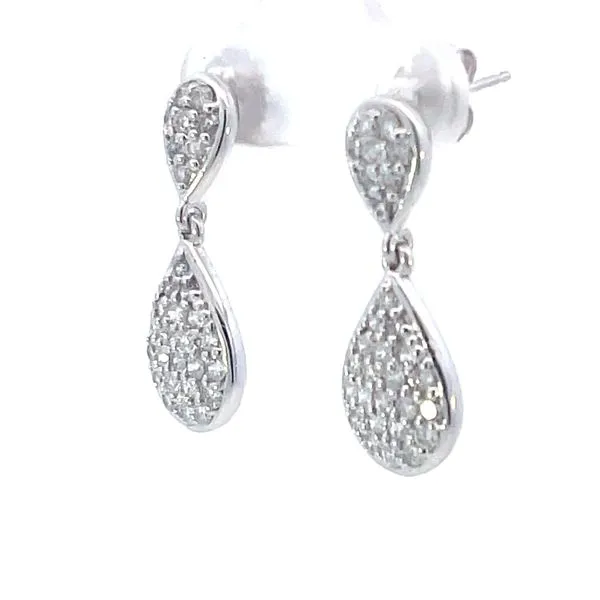 14wk diamond dangle earrings Image 2 Bryan Jewelry Prattville, AL