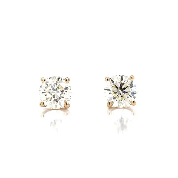 1ctw Diamond Studs-14ky Image 2 Bryan Jewelry Prattville, AL