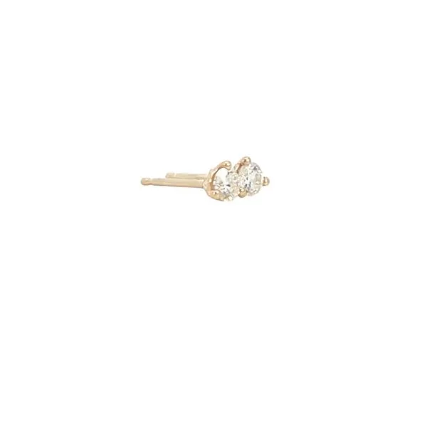 Martini style diamond studs-14ky Image 3 Bryan Jewelry Prattville, AL