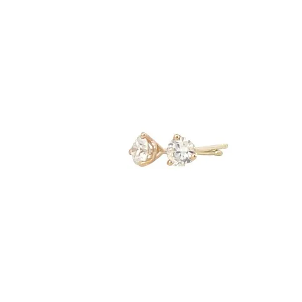 Martini diamond studs-14ky-3/8ctw Image 2 Bryan Jewelry Prattville, AL