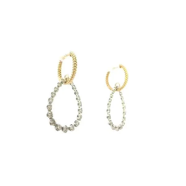 14ktt Diamond Doorknocker earrings Image 2 Bryan Jewelry Prattville, AL