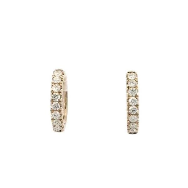 .50ct Diamond Huggie Earrings in 14ky Bryan Jewelry Prattville, AL