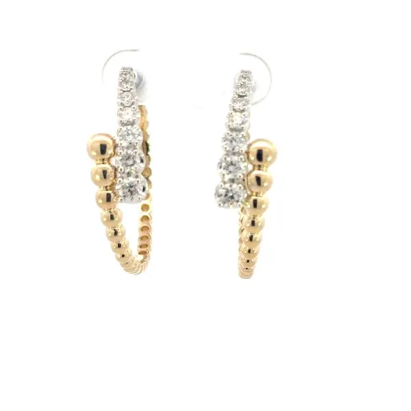 Bujukan Collection Diamond Hoops 1.04ctw Image 2 Bryan Jewelry Prattville, AL