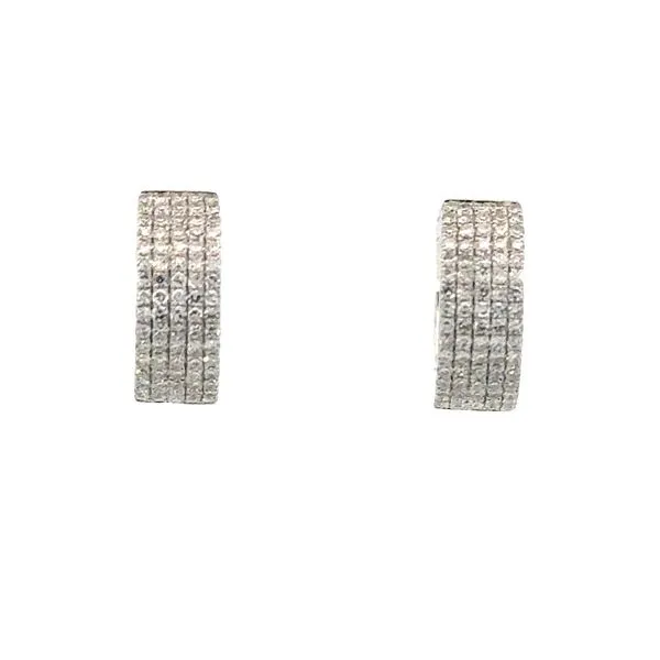 Shimmer Diamond Huggies-14kw Bryan Jewelry Prattville, AL