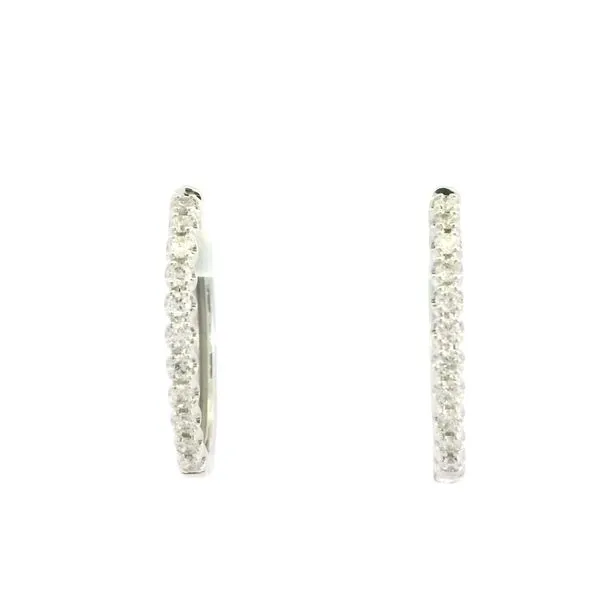 14kw Diamond Hoop Earrings Bryan Jewelry Prattville, AL