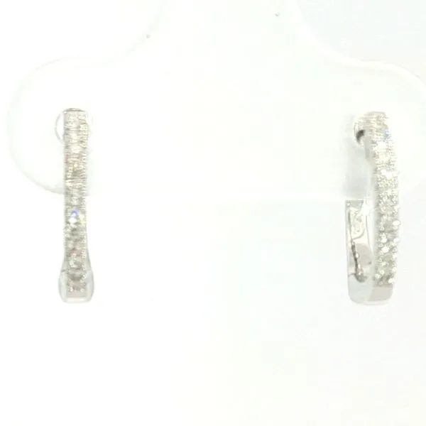 Small Diamond Huggy Earrings Bryan Jewelry Prattville, AL
