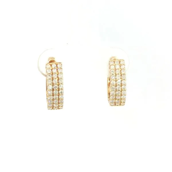 3 Row Diamond Earrings Bryan Jewelry Prattville, AL