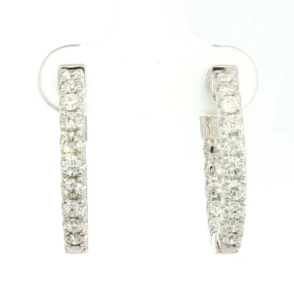 Diamond Inside Out Hoops Bryan Jewelry Prattville, AL