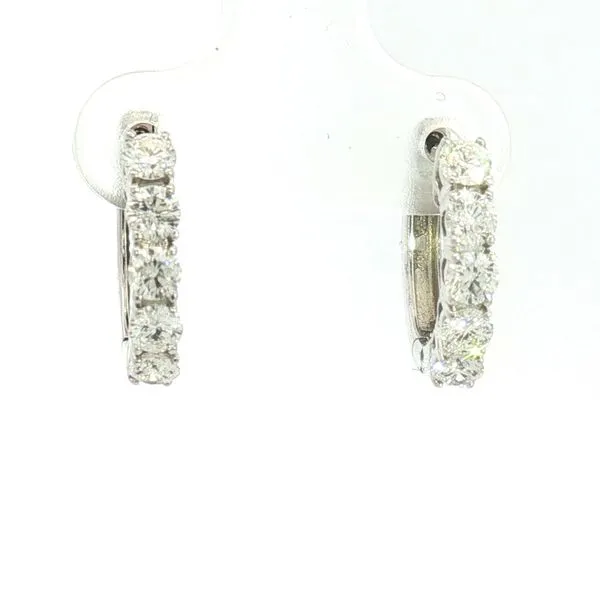 Brilliant Round Diamond Hoops Bryan Jewelry Prattville, AL