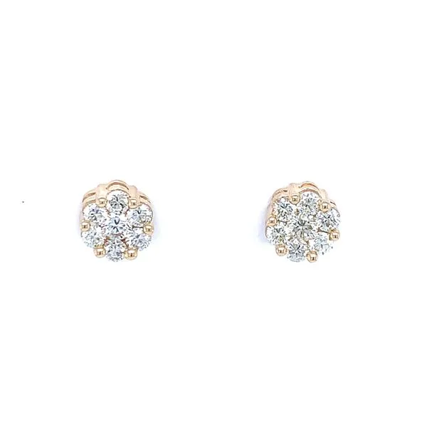 Flower Cluster Earring 3/4ctw 10ky Bryan Jewelry Prattville, AL