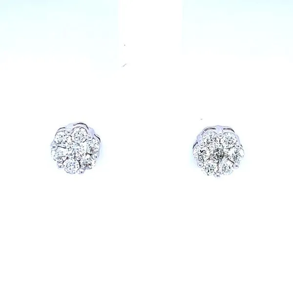 Flower Cluster Earrings 1/2ctw 10kw Bryan Jewelry Prattville, AL