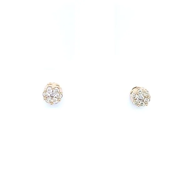 Flower Cluster Earrings 1/10ctw 10ky Bryan Jewelry Prattville, AL