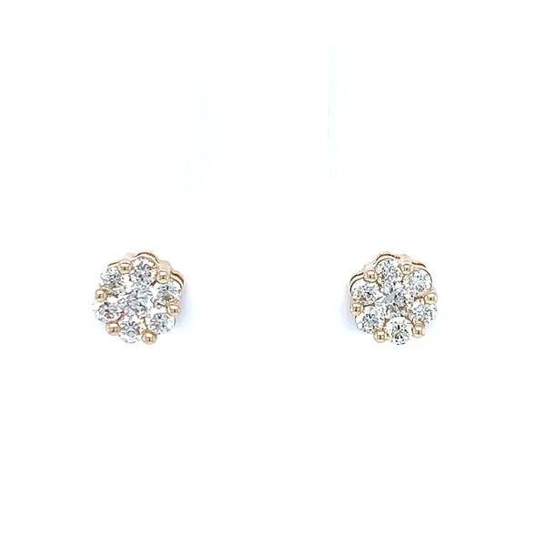 Flower Cluster Earrings 1/2ctw 10ky Bryan Jewelry Prattville, AL