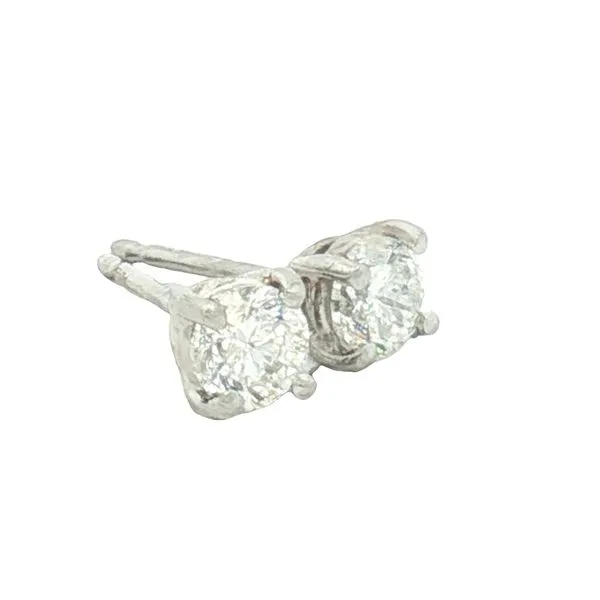 Classic Brilliance: 1/2ctw Natural Diamond Studs in Platinum Bryan Jewelry Prattville, AL