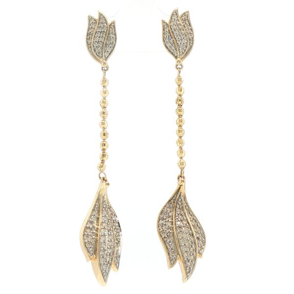 Estate 14K Diamond Dangle Earrings Bryan Jewelry Prattville, AL