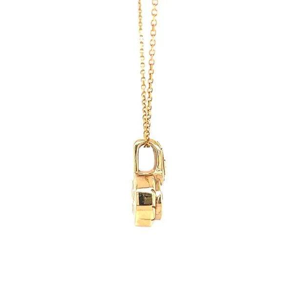 Bezel Set Solitaire Pendant Image 4 Bryan Jewelry Prattville, AL