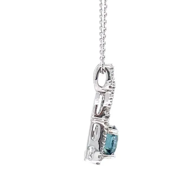 Blue Diamond Pendant Image 4 Bryan Jewelry Prattville, AL