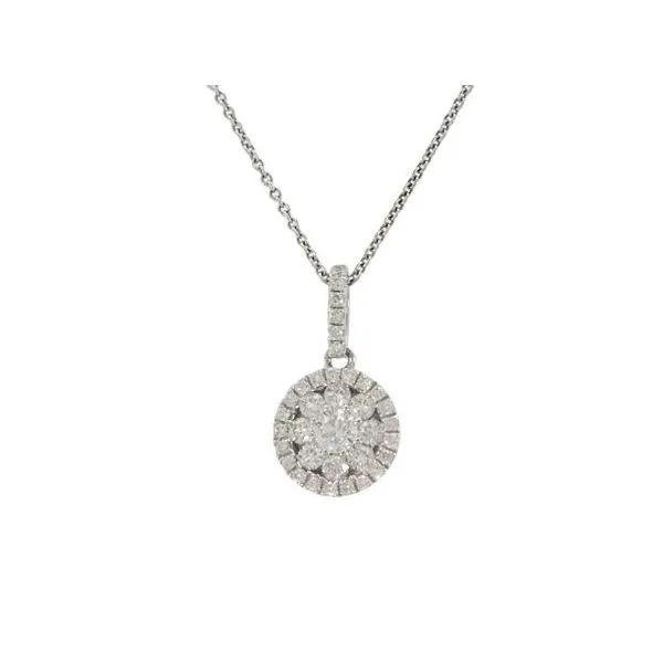 Snowball Cluster with halo Pendant Bryan Jewelry Prattville, AL