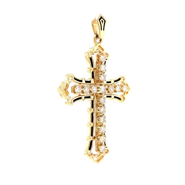 Heirloom Diamond Cross Image 3 Bryan Jewelry Prattville, AL