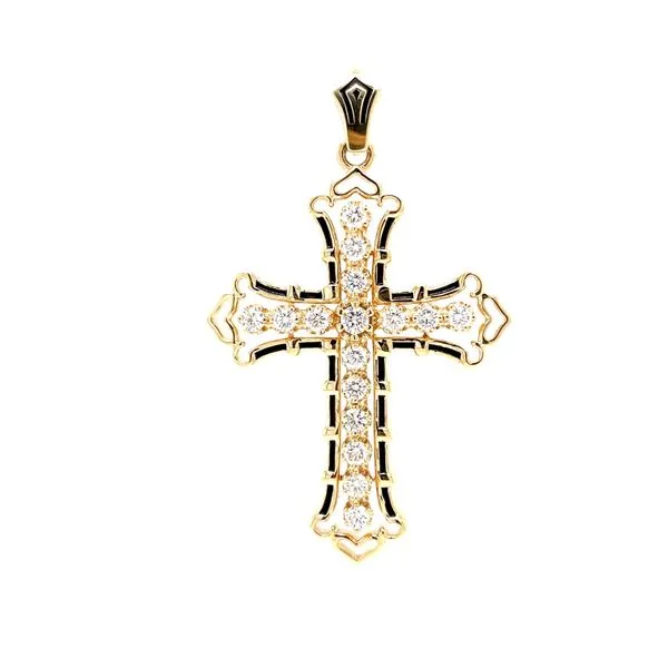 Heirloom Diamond Cross Image 4 Bryan Jewelry Prattville, AL