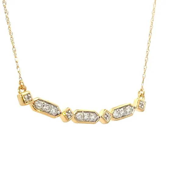 14ky .30ctw diamond necklace trim-14ky-18inches Image 2 Bryan Jewelry Prattville, AL