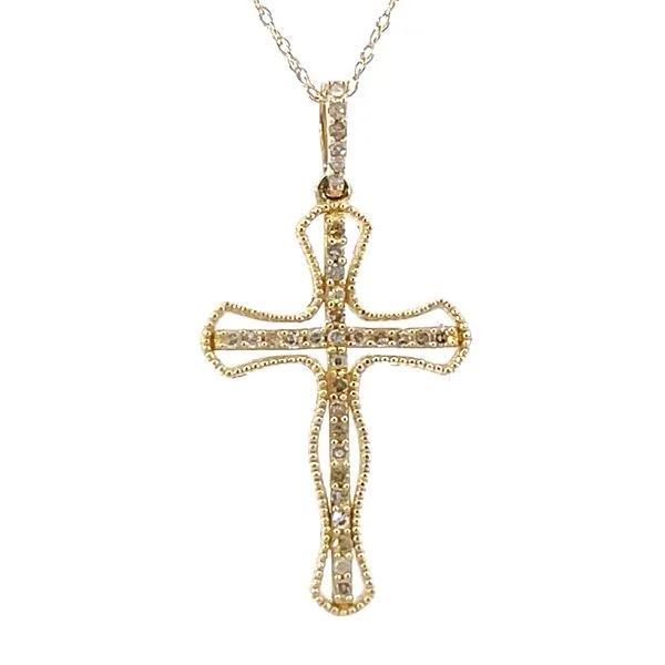 Diamond cross pendant-14ky Bryan Jewelry Prattville, AL