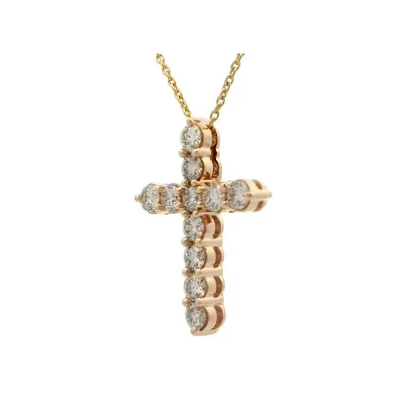 Diamond Cross Pendant Image 3 Bryan Jewelry Prattville, AL
