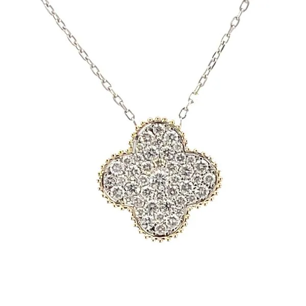 Pave' Diamond Clover Necklace Bryan Jewelry Prattville, AL