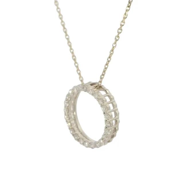 Diamond Circle Pendant Image 2 Bryan Jewelry Prattville, AL