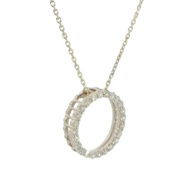 Diamond Circle Pendant Image 3 Bryan Jewelry Prattville, AL